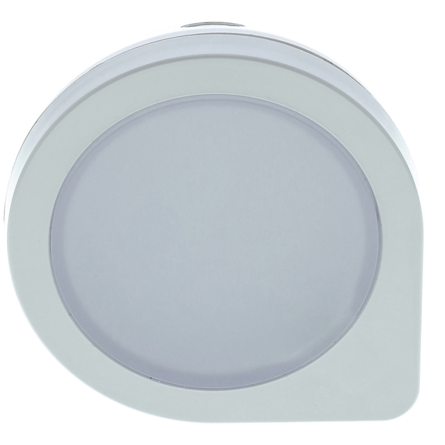 LED Lizdo orientacinė lemputė su jutikliu LED/0,4W/230V 3000K balta