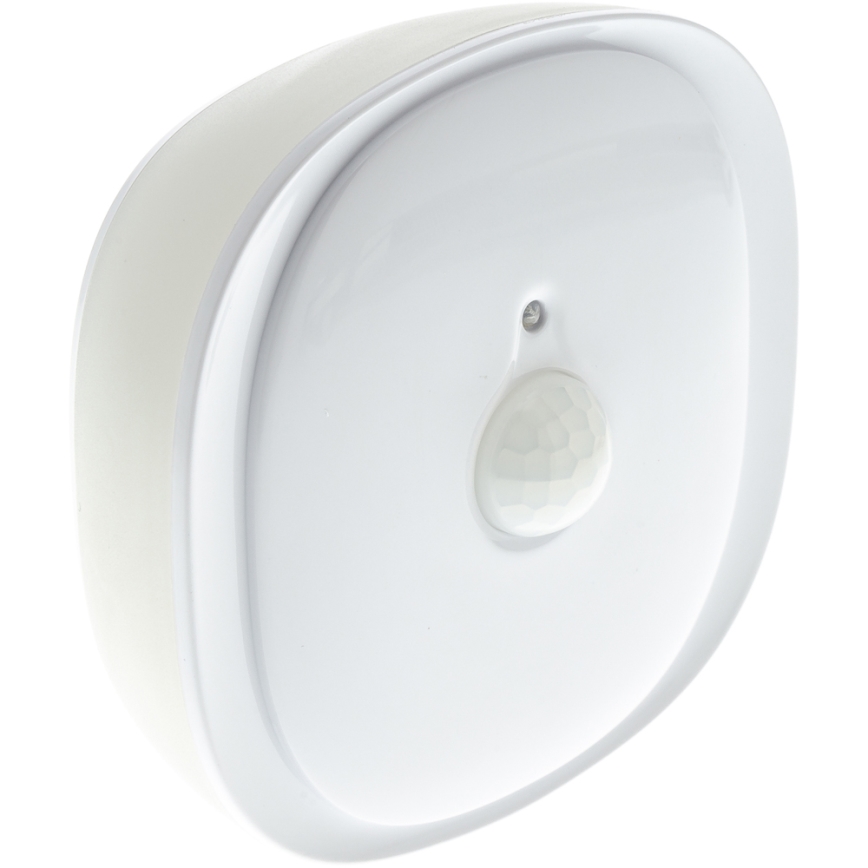 LED naktinis šviestuvas su jutikliu LED/0,45W/3xAAA 3000K balta