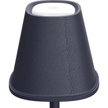 LED Pritemdomas įkraunamas stalinis šviestuvas LED/3W/1800 mAh tamsiai mėlyna