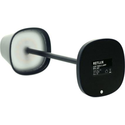 LED Pritemdomas įkraunamas stalinis šviestuvas LED/3W/1800 mAh tamsiai mėlyna