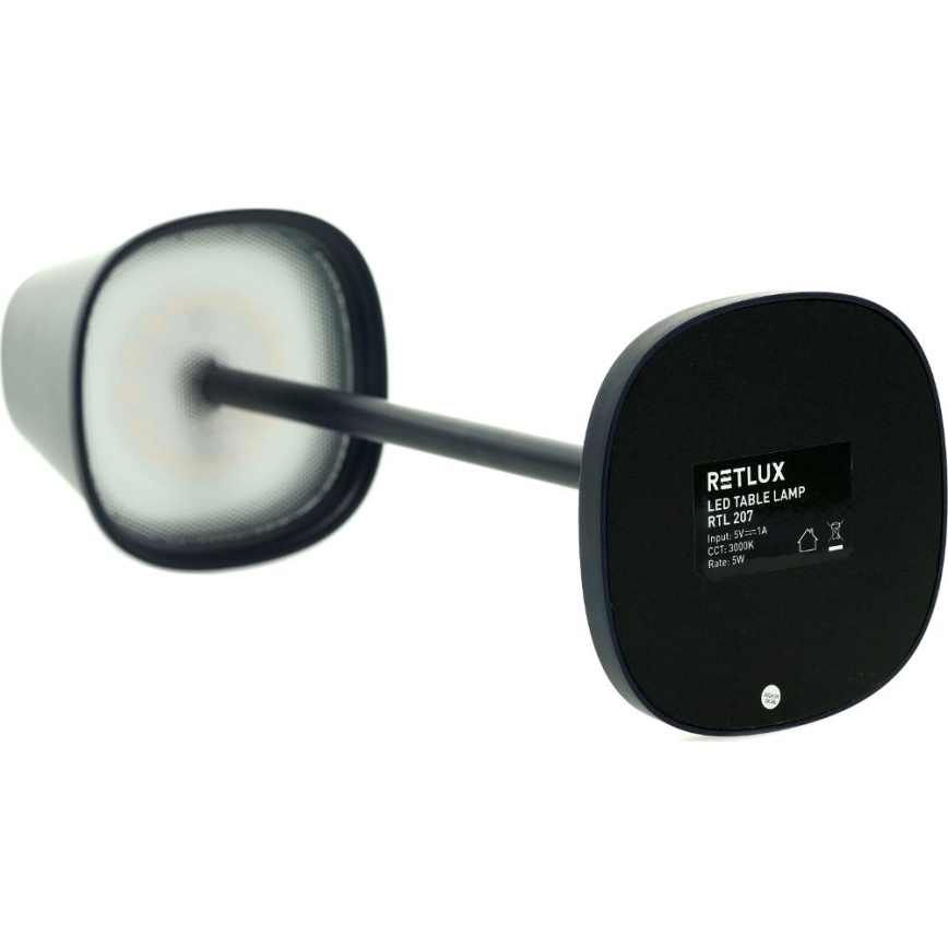 LED Pritemdomas įkraunamas stalinis šviestuvas LED/3W/1800 mAh tamsiai mėlyna