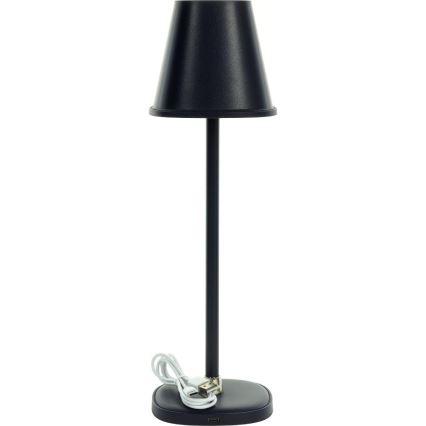 LED Pritemdomas įkraunamas stalinis šviestuvas LED/3W/1800 mAh tamsiai mėlyna