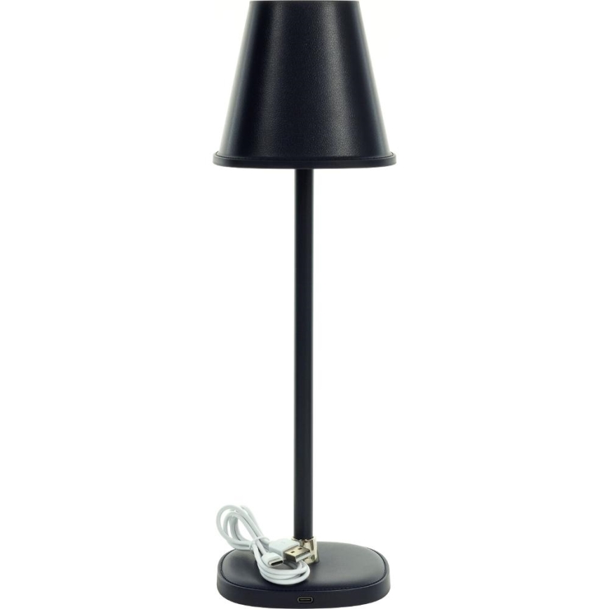 LED Pritemdomas įkraunamas stalinis šviestuvas LED/3W/1800 mAh tamsiai mėlyna