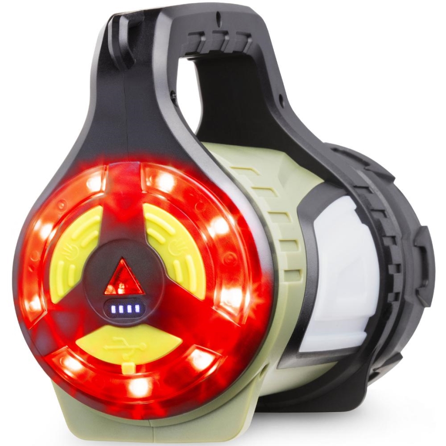 Retlux - LED Pritemdomas lauko įkraunamas žibintuvėlis su maitinimo banku LED/21W/4400 mAh IP44