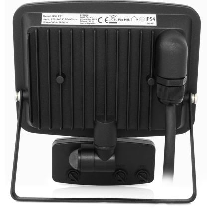 LED Prožektorius su jutikliu LED/20W/230V 4000K IP65