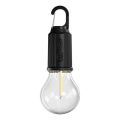 Retlux - LED reguliuojamo ryškumo įkraunamas žibintas LED/0,3W/USB 400 mAh IP44 juodas