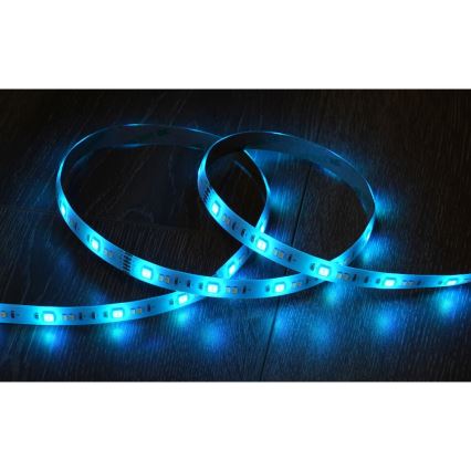 LED RGBW Išmanus šviesos reguliavimas juostelė 5m LED/230V 2700-6500K Wi-Fi Tuya + nuotolinio valdymo pultas