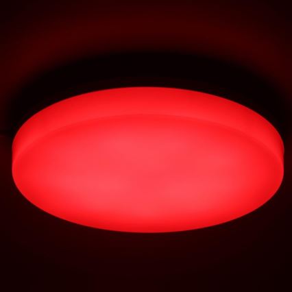 LED RGBW Pritemdomas sieninis vonios šviestuvas LED/20W/230V Wi-Fi IP44 balta