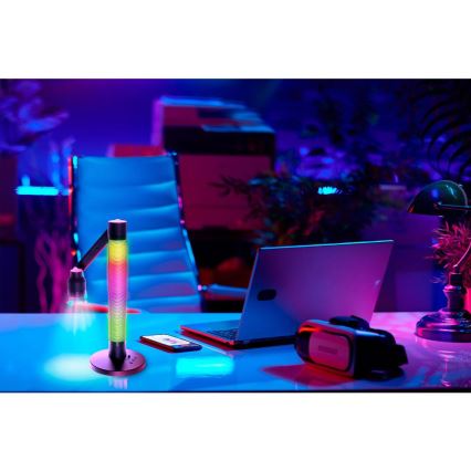 LED RGBW Pritemdomas stalinis šviestuvas LED/10W/5V 2700-6000K Wi-Fi Tuya + nuotolinio valdymo pultas