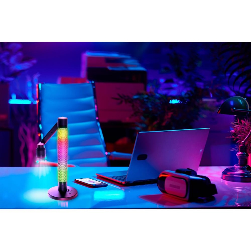LED RGBW Pritemdomas stalinis šviestuvas LED/10W/5V 2700-6000K Wi-Fi Tuya + nuotolinio valdymo pultas