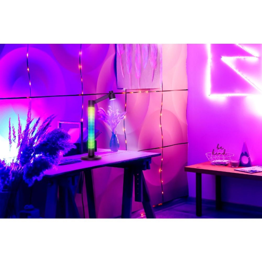 LED RGBW Pritemdomas stalinis šviestuvas LED/10W/5V 2700-6000K Wi-Fi Tuya + nuotolinio valdymo pultas