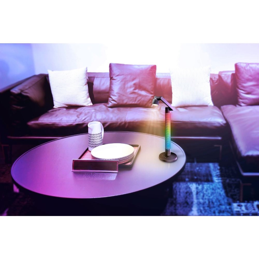 LED RGBW Pritemdomas stalinis šviestuvas LED/10W/5V 2700-6000K Wi-Fi Tuya + nuotolinio valdymo pultas