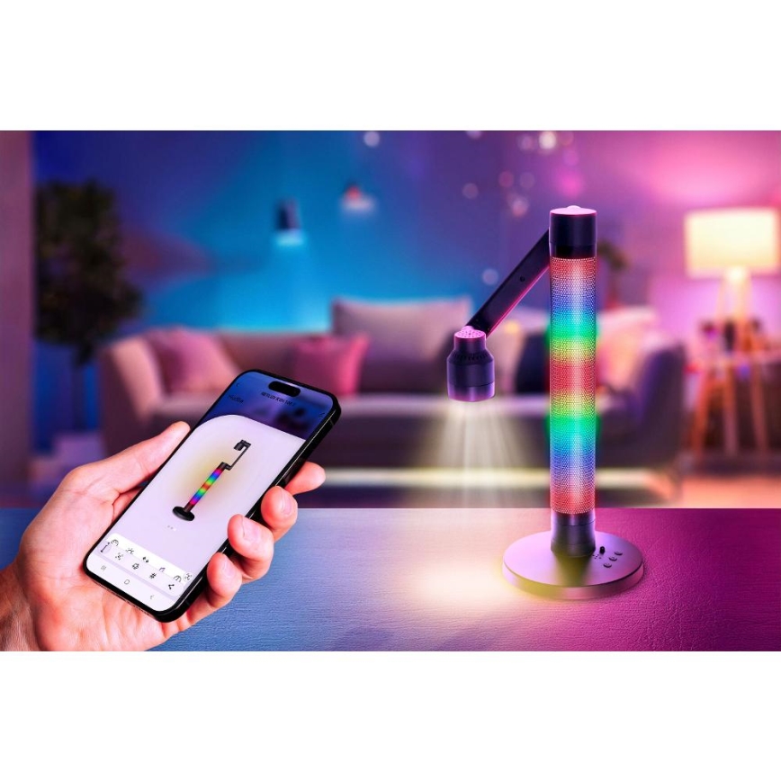 LED RGBW Pritemdomas stalinis šviestuvas LED/10W/5V 2700-6000K Wi-Fi Tuya + nuotolinio valdymo pultas