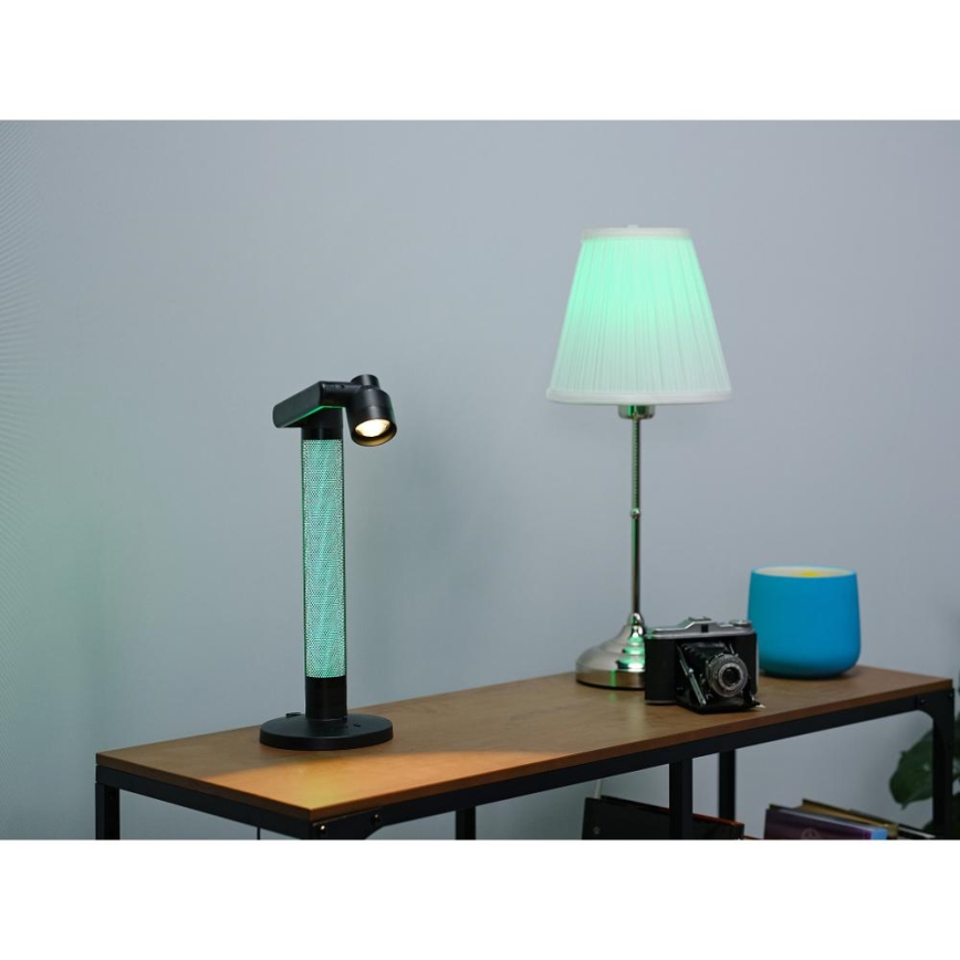 LED RGBW Pritemdomas stalinis šviestuvas LED/10W/5V 2700-6000K Wi-Fi Tuya + nuotolinio valdymo pultas
