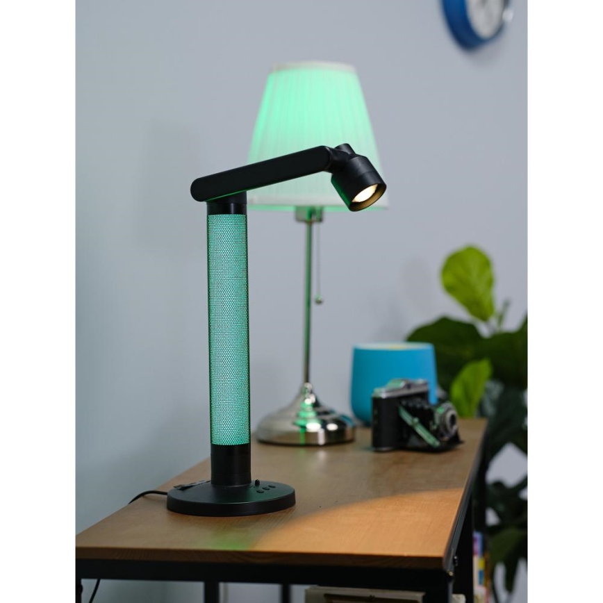 LED RGBW Pritemdomas stalinis šviestuvas LED/10W/5V 2700-6000K Wi-Fi Tuya + nuotolinio valdymo pultas