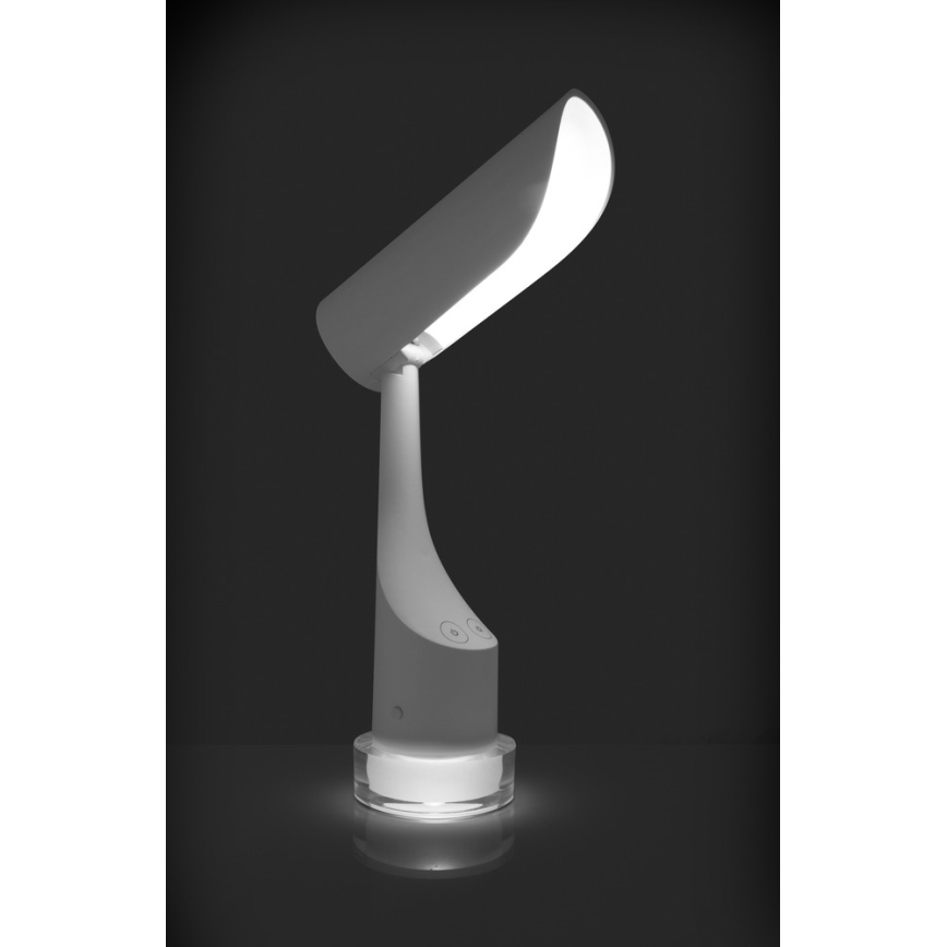 LED RGBW Reguliuojama įkraunama stalinė lempa LED/5W/5V 2000 mAh 3000/6000K balta