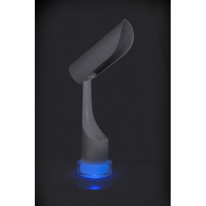 LED RGBW Reguliuojama įkraunama stalinė lempa LED/5W/5V 2000 mAh 3000/6000K balta
