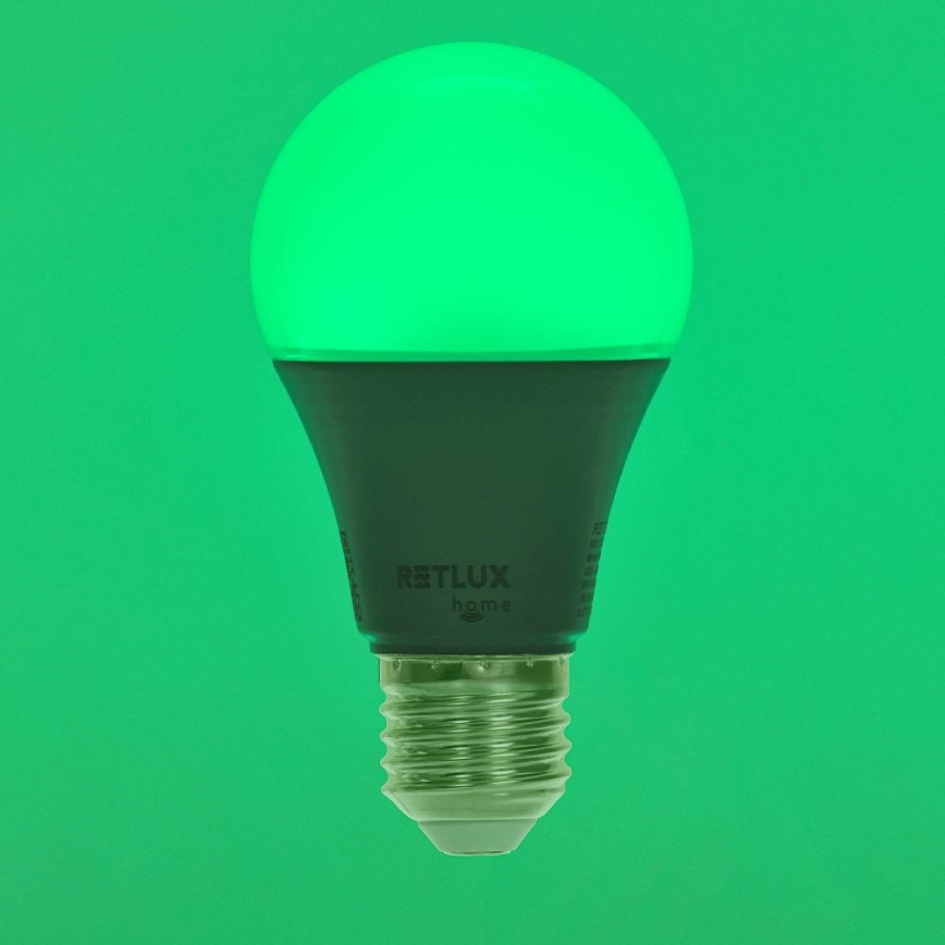 LED RGBW Reguliuojama lemputė A60 E27/9W/230V 2700-6500K Wi-Fi Tuya