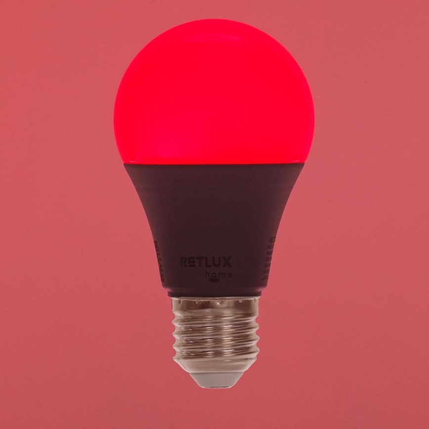 LED RGBW Reguliuojama lemputė A60 E27/9W/230V 2700-6500K Wi-Fi Tuya