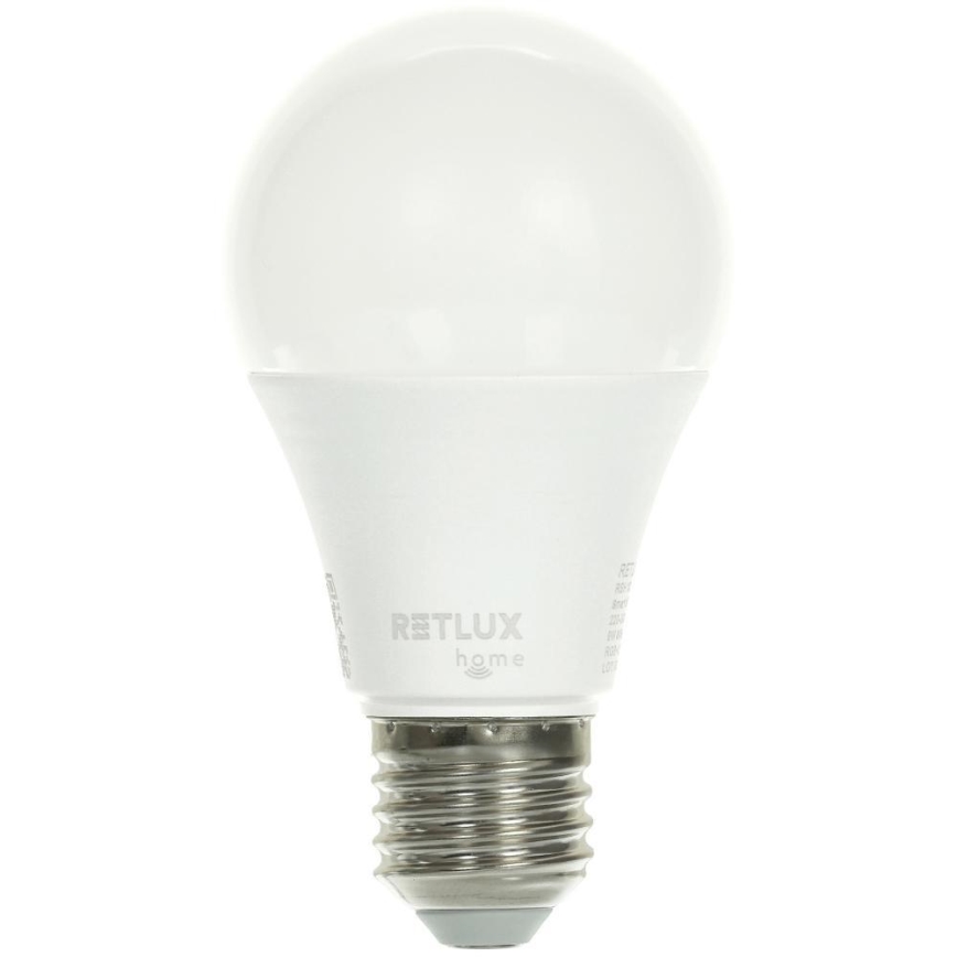 LED RGBW Reguliuojama lemputė A60 E27/9W/230V 2700-6500K Wi-Fi Tuya