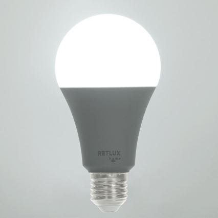 LED RGBW Reguliuojama lemputė A70 E27/14W/230V 2700-6500K Wi-Fi Tuya