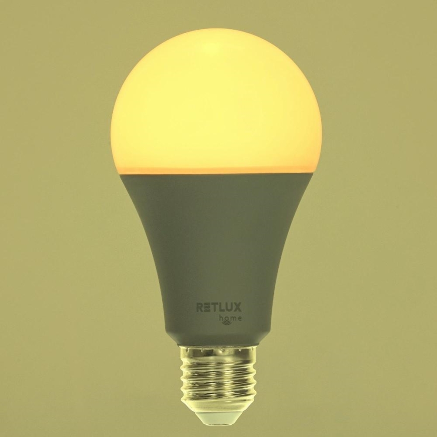 LED RGBW Reguliuojama lemputė A70 E27/14W/230V 2700-6500K Wi-Fi Tuya