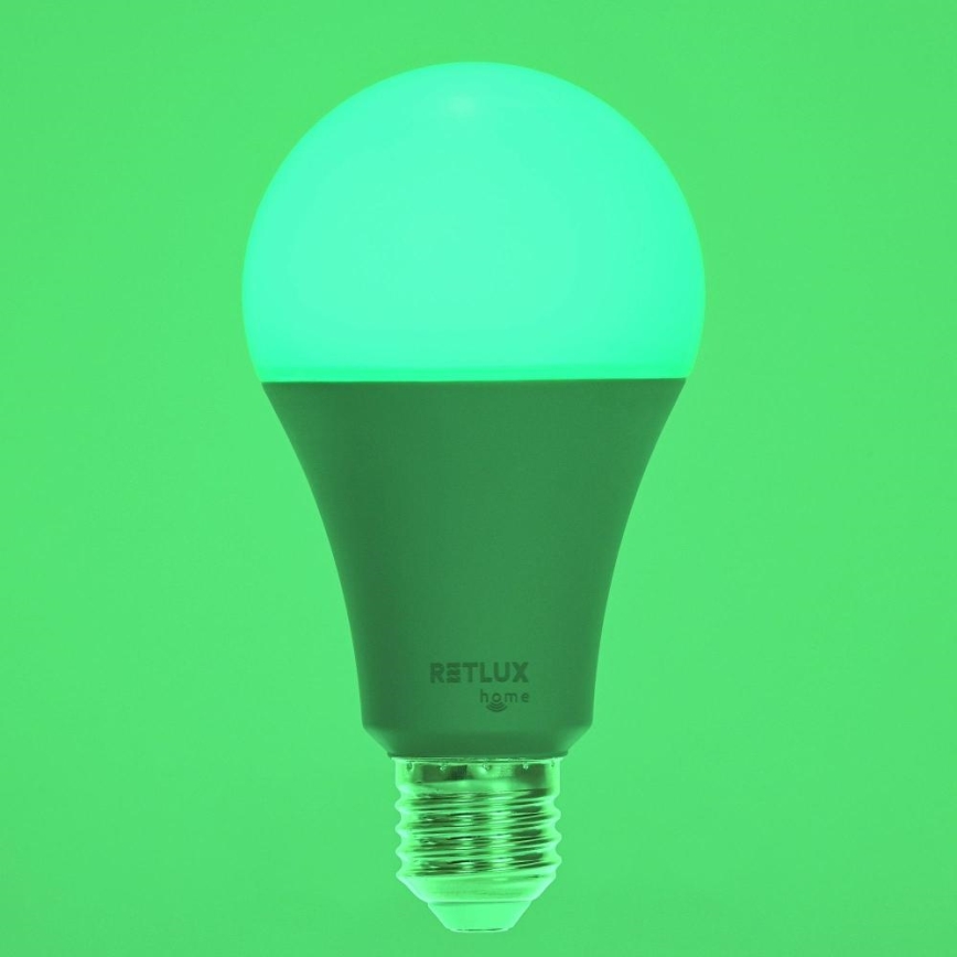 LED RGBW Reguliuojama lemputė A70 E27/14W/230V 2700-6500K Wi-Fi Tuya