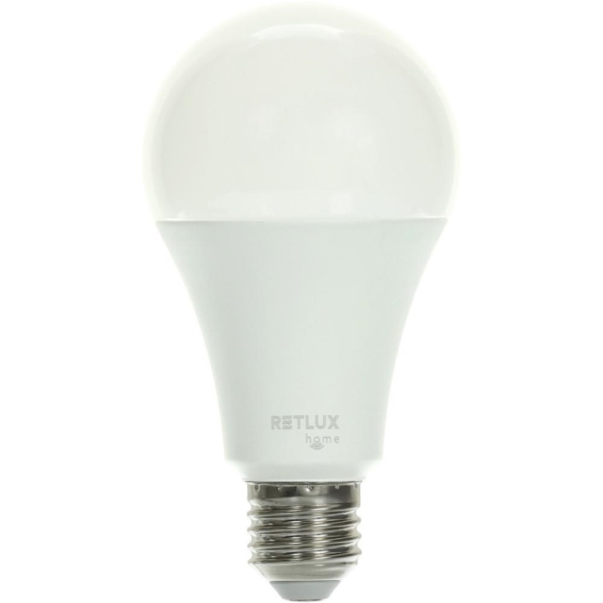 LED RGBW Reguliuojama lemputė A70 E27/14W/230V 2700-6500K Wi-Fi Tuya