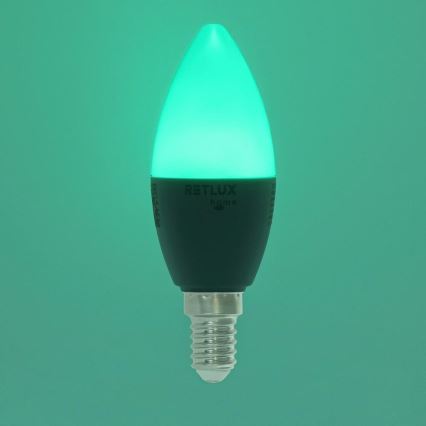 LED RGBW reguliuojama lemputė C37 E14/4,5W/230V 2700-6500K Wi-Fi Tuya