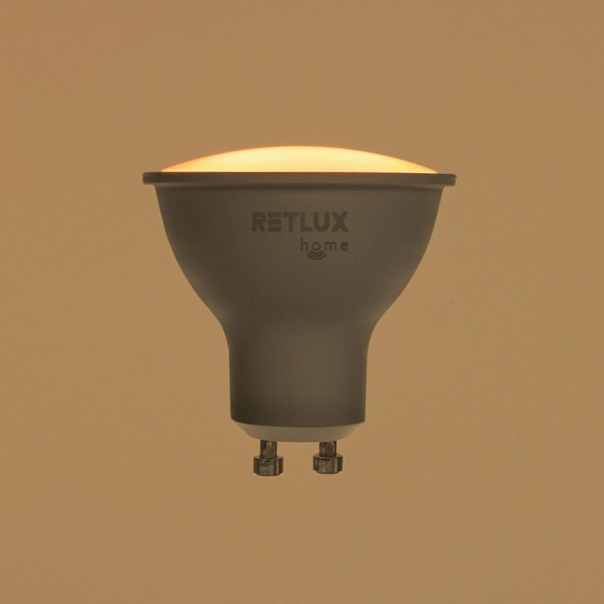 LED RGBW Reguliuojama lemputė MR16 GU10/4,5W/230V 2700-6500K Wi-Fi Tuya