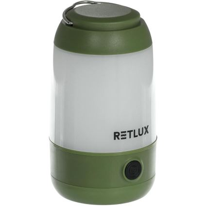 LED šviesos reguliavimas nešiojamas lempa LED/3W/3xAAA žalia