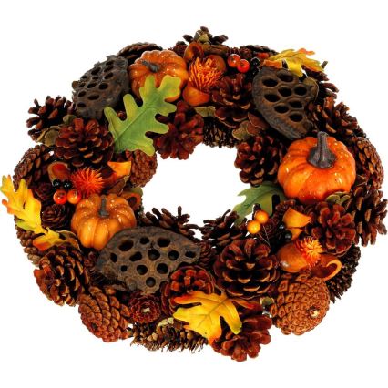 Rudens vainikas HALLOWEEN diametras 35 cm