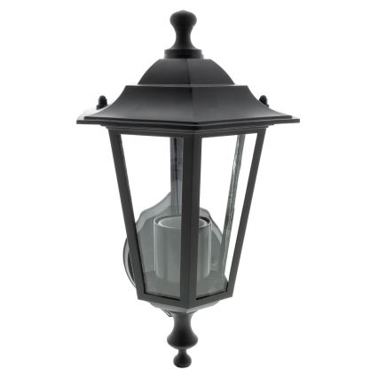 Sieninis lauko šviestuvas 1xE27/60W/230V IP44 juodas