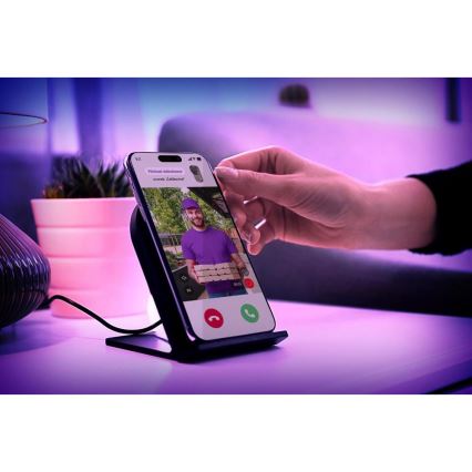 Video durų skambutis su judesio jutikliu 5MPx 1440p 5200 mAh Wi-Fi IP65 antracitas
