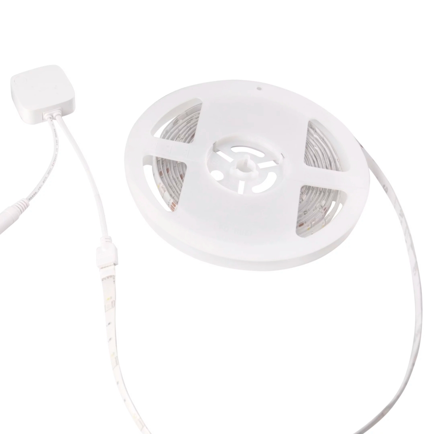 RGB LED Reguliuojama juostelė Wi-Fi + muzikos funkcija LED/16W/230V 5 m Tuya