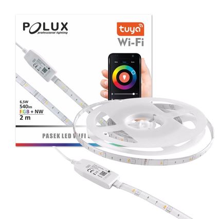 RGB Pritemdoma lauko LED juosta su Wi-fi LED/6,5W/IP65 2 m Tuya