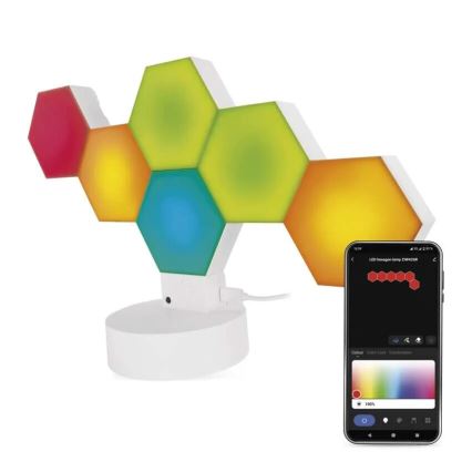 RGBIC Pritemdomas stalinis šviestuvas GoSmart LED/5,5W/230V Wi-Fi Tuya
