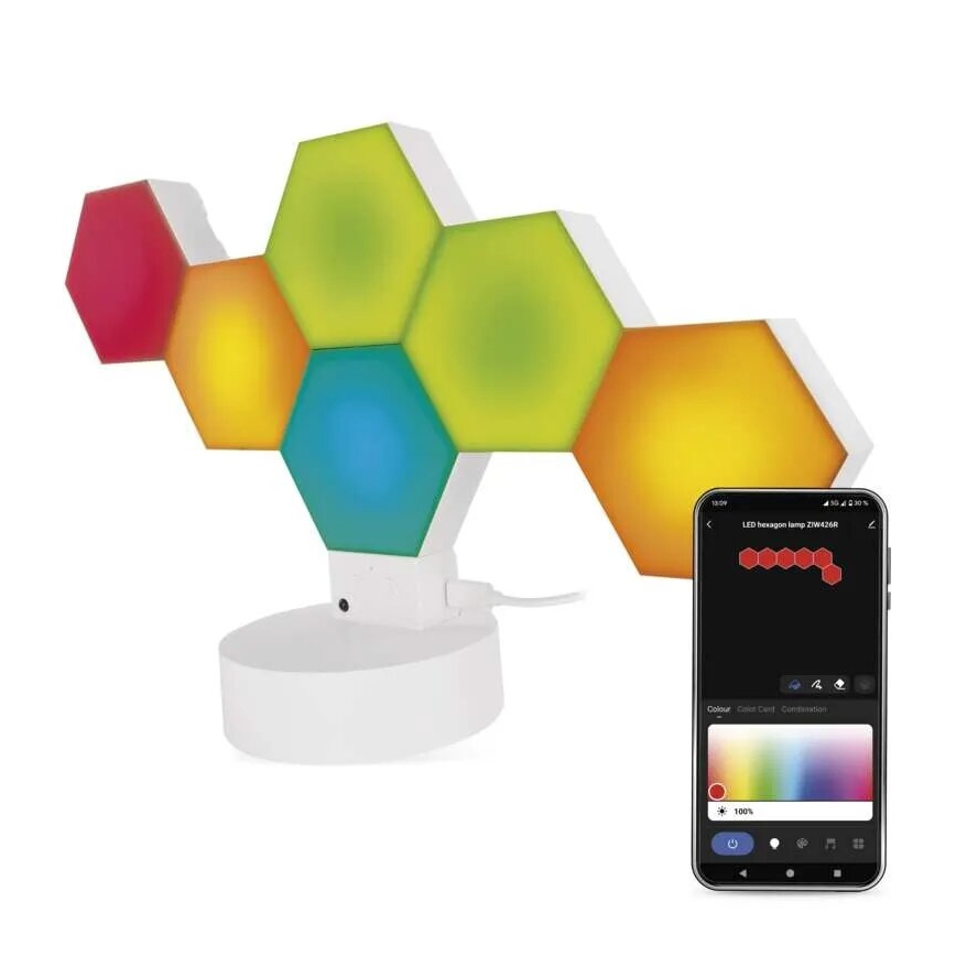 RGBIC Pritemdomas stalinis šviestuvas GoSmart LED/5,5W/230V Wi-Fi Tuya