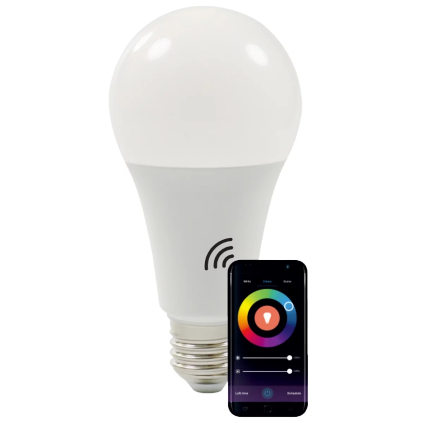RGBW LED pritemdoma elektros lemputė A65 E27/11W/230V 2700-6500K Wi-Fi Tuya