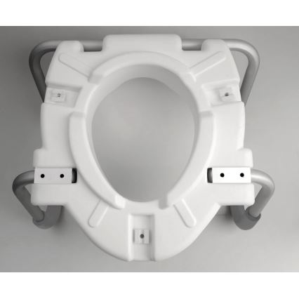 Ridder - Paaukštinta tualeto sėdynė su rankenomis, balta