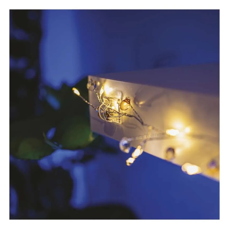 Rinkinys 10 vnt. kalėdinių girliandų laikiklių