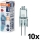 Rinkinys 10 vnt. orkaitės lemputių HALOSTAR G4/20W/12V 2700K - Osram