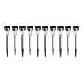 RINKINYS 10x LED Saulės lempa LED/0,06W/1,2V 6000K IP44 40 mAh