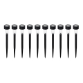 RINKINYS 10x LED Saulės lempa LED/0,06W/1,2V 6000K IP44 40 mAh
