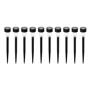 RINKINYS 10x LED Saulės lempa LED/0,06W/1,2V 6000K IP44 40 mAh