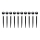 RINKINYS 10x LED Saulės lempa LED/0,06W/1,2V 6000K IP44 40 mAh