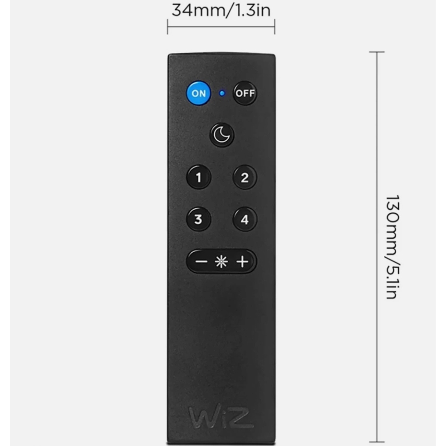 RINKINYS 2x LED dimeriuojama lemputė A60 E27/9W/230V 2700K Wi-Fi + su nuotoliniu pulteliu - WiZ