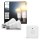 Rinkinys 2 vnt. dimeriuojamų Philips Hue WHITE AMBIANCE LED lempučių E27/8,1W/230V 1000-20000K + judesio jutiklis