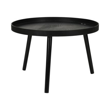 Rinkinys 2 vnt. konferencinių stalelių VERDE, Ø 60/38 cm, juodos