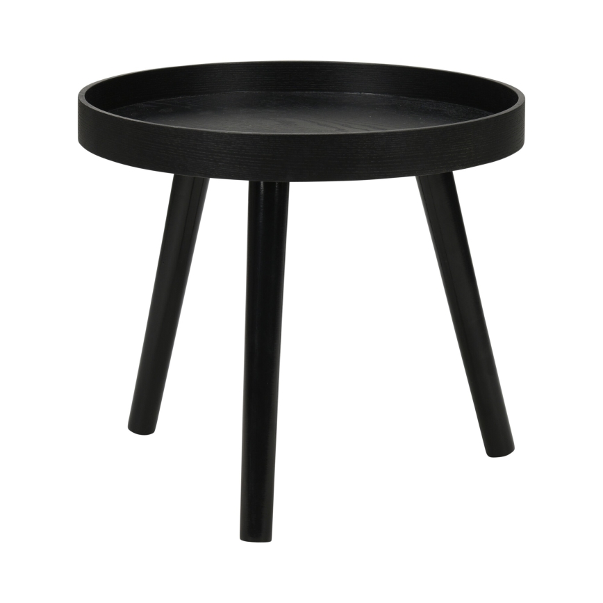 Rinkinys 2 vnt. konferencinių stalelių VERDE, Ø 60/38 cm, juodos